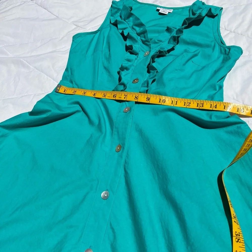 Liz Claiborne Green Sleeveless Dress - Picture 12 of 14